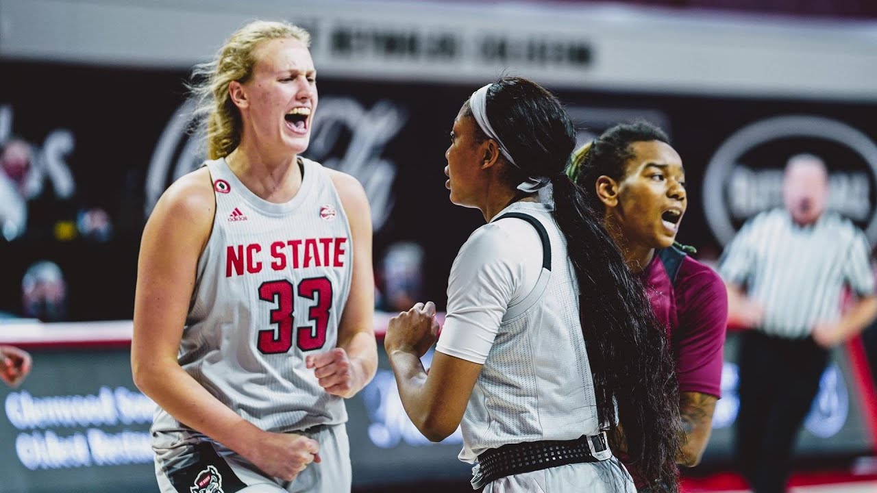 2020.11.29 NC Central Eagles at #8 NC State Wolfpack Women's Basketball