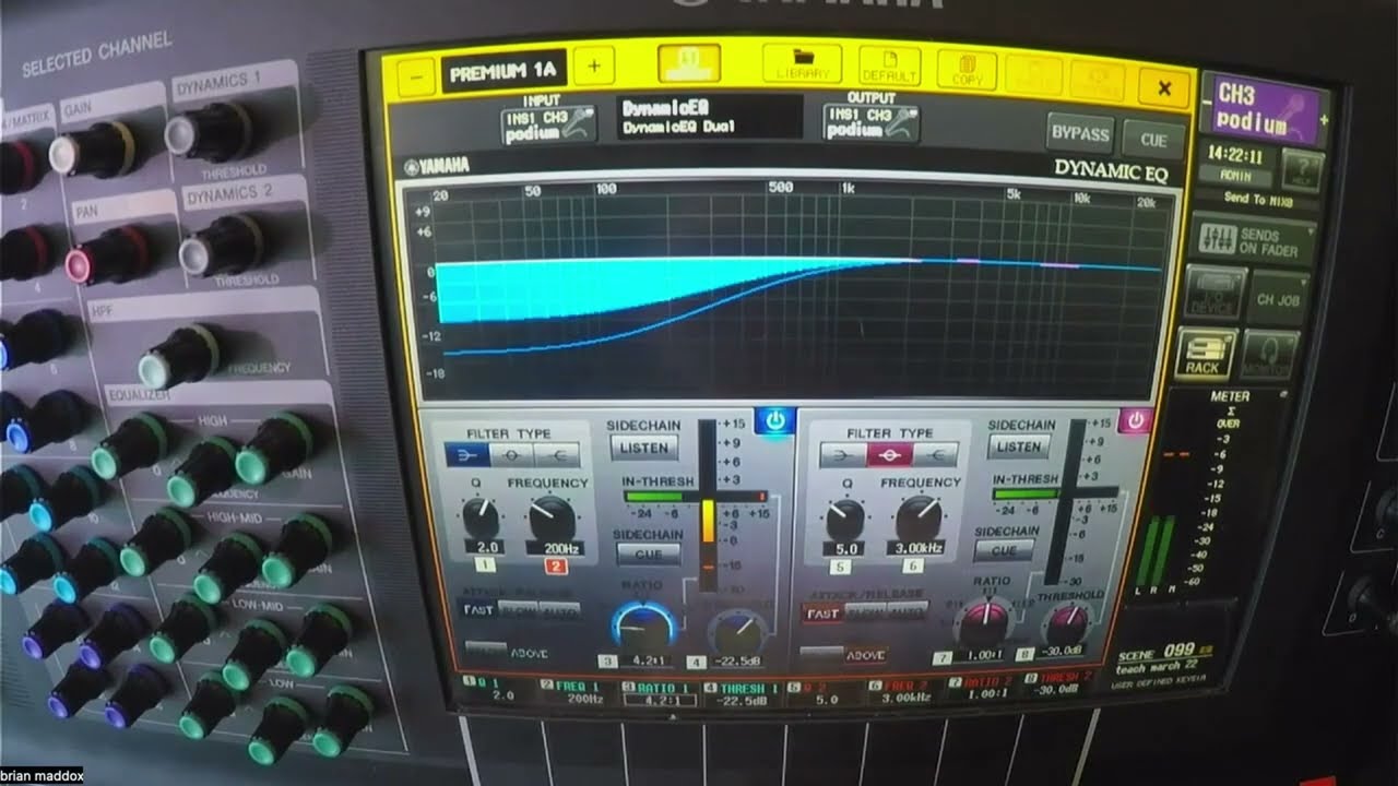 Dynamic EQ on a Yamaha CL3 - w/Brian Maddox