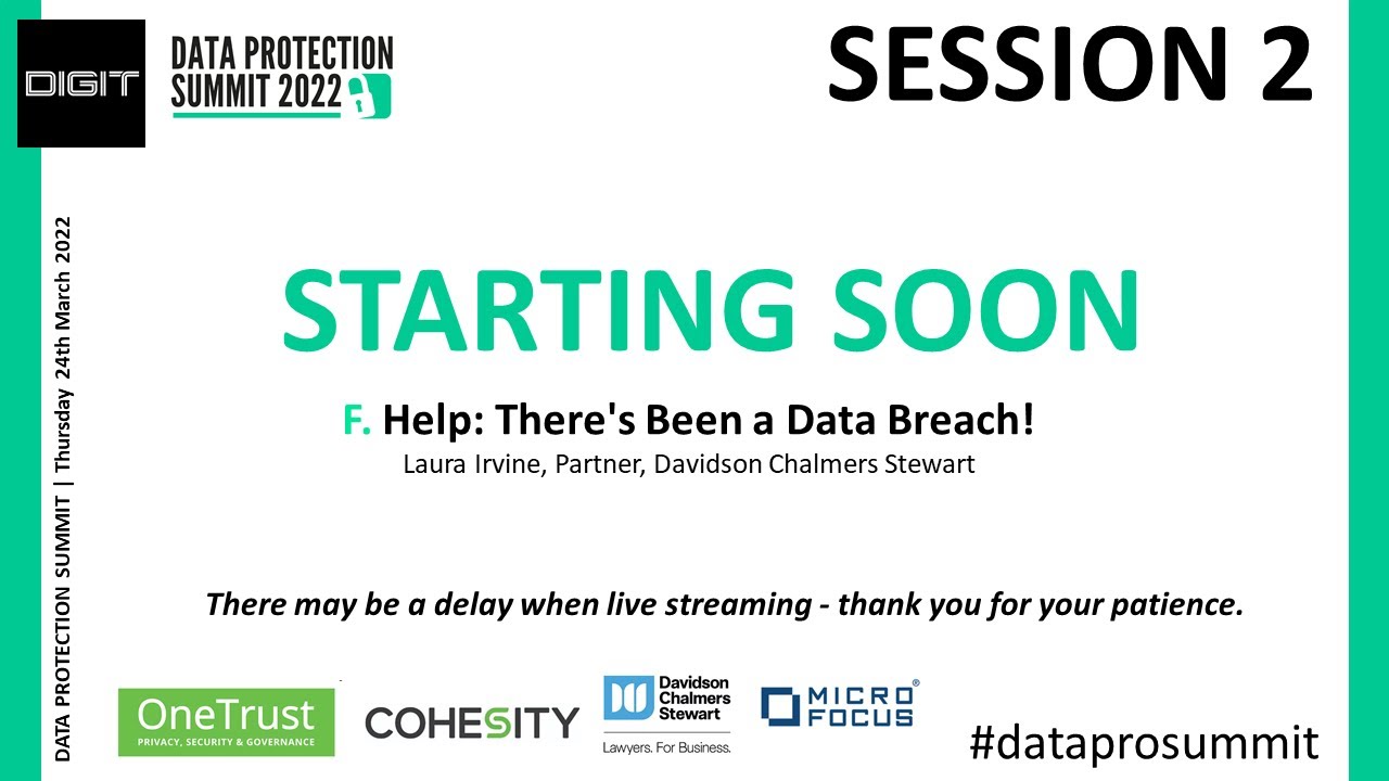 Data Protection Summit | Session 2 - Breakout F