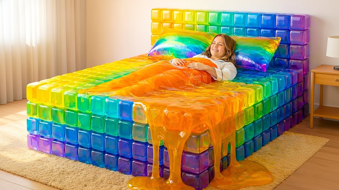 Which Fascinating Bed Would You Choose 🦋✨Ultimate Oddly Satisfying AI ASMR