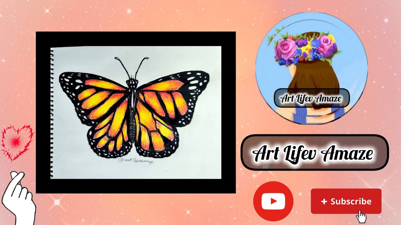 How to draw a sketch of a beautiful butterfly🦋✨✍️//step by step// for beginners☺️✨