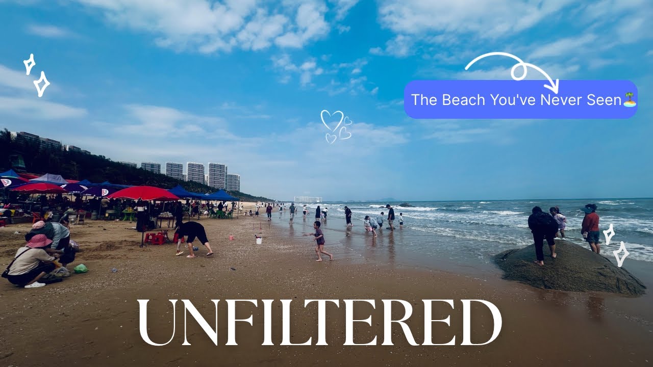 帶你去看偏遠度假村的獵奇海灘 😜 Bizarre & Remote: UNFILTERED Hidden Beach🏝️ (Raw Footage)