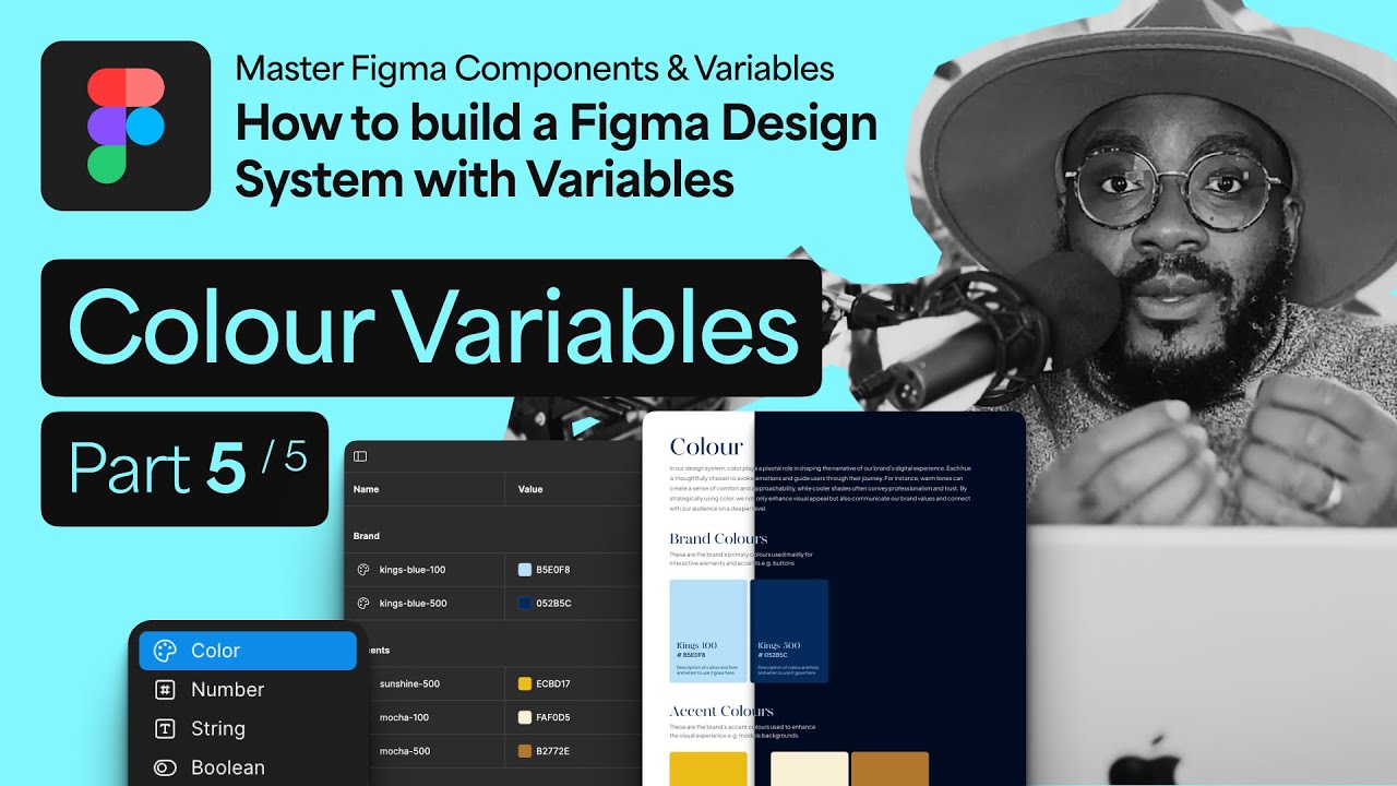 Figma Color Variables (Part 5/5) – Color Tokens & Applying Light/Dark Mode | Build A Design System