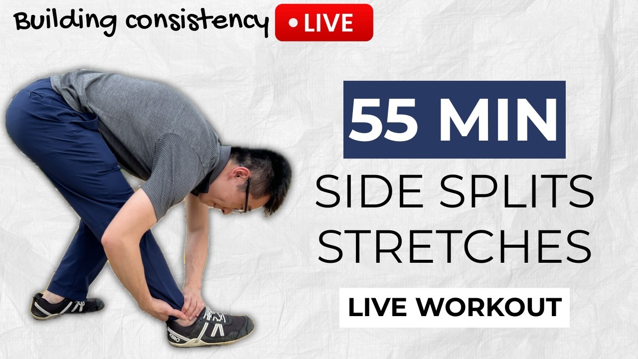 8 Stretches to Improve Mobility and Middle Splits - LIVE Follow Along