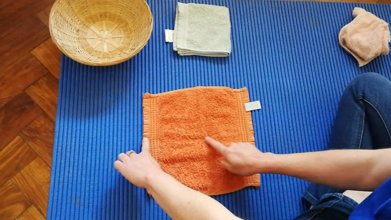 Montessori Practical Life - Folding cloths