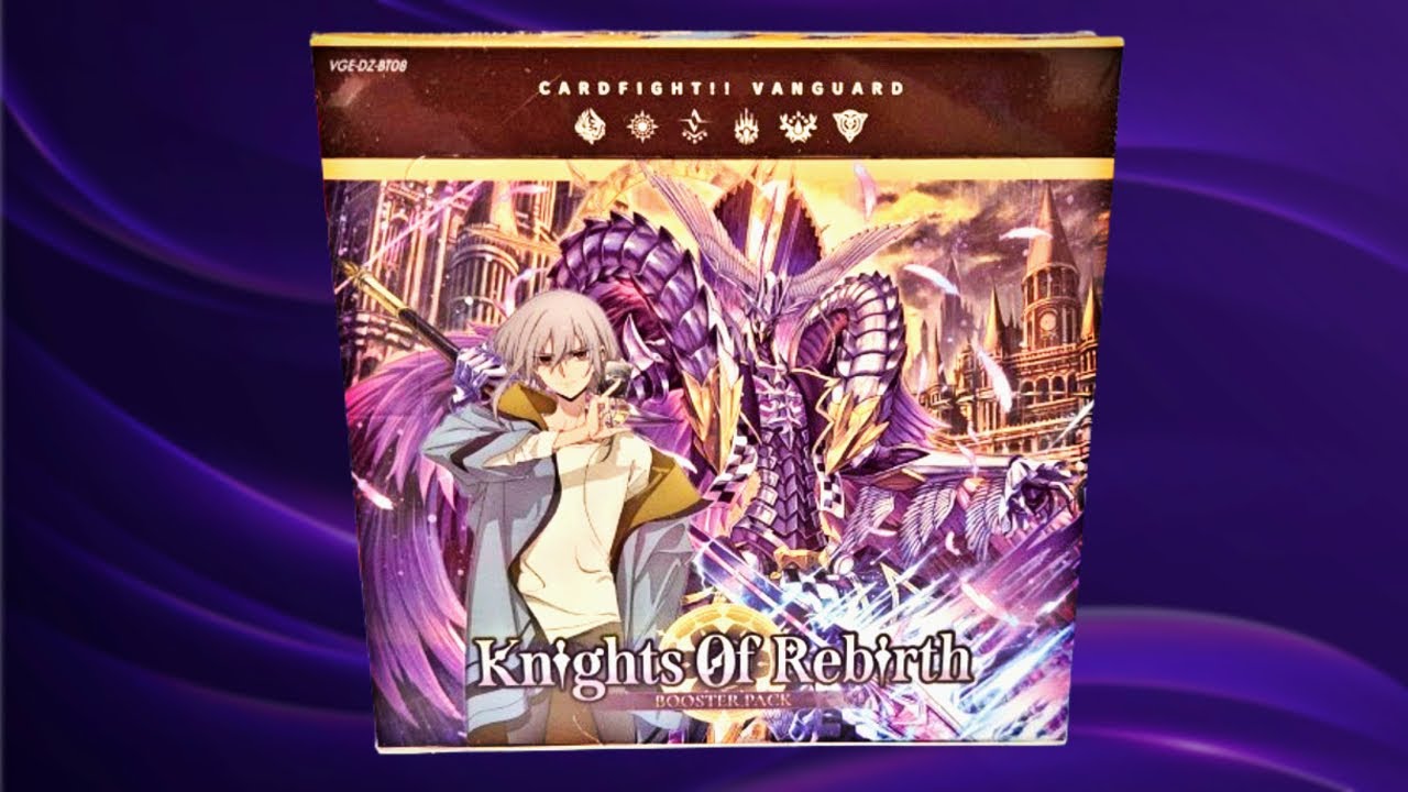 Cardfight vanguard knights of rebirth booster box opening