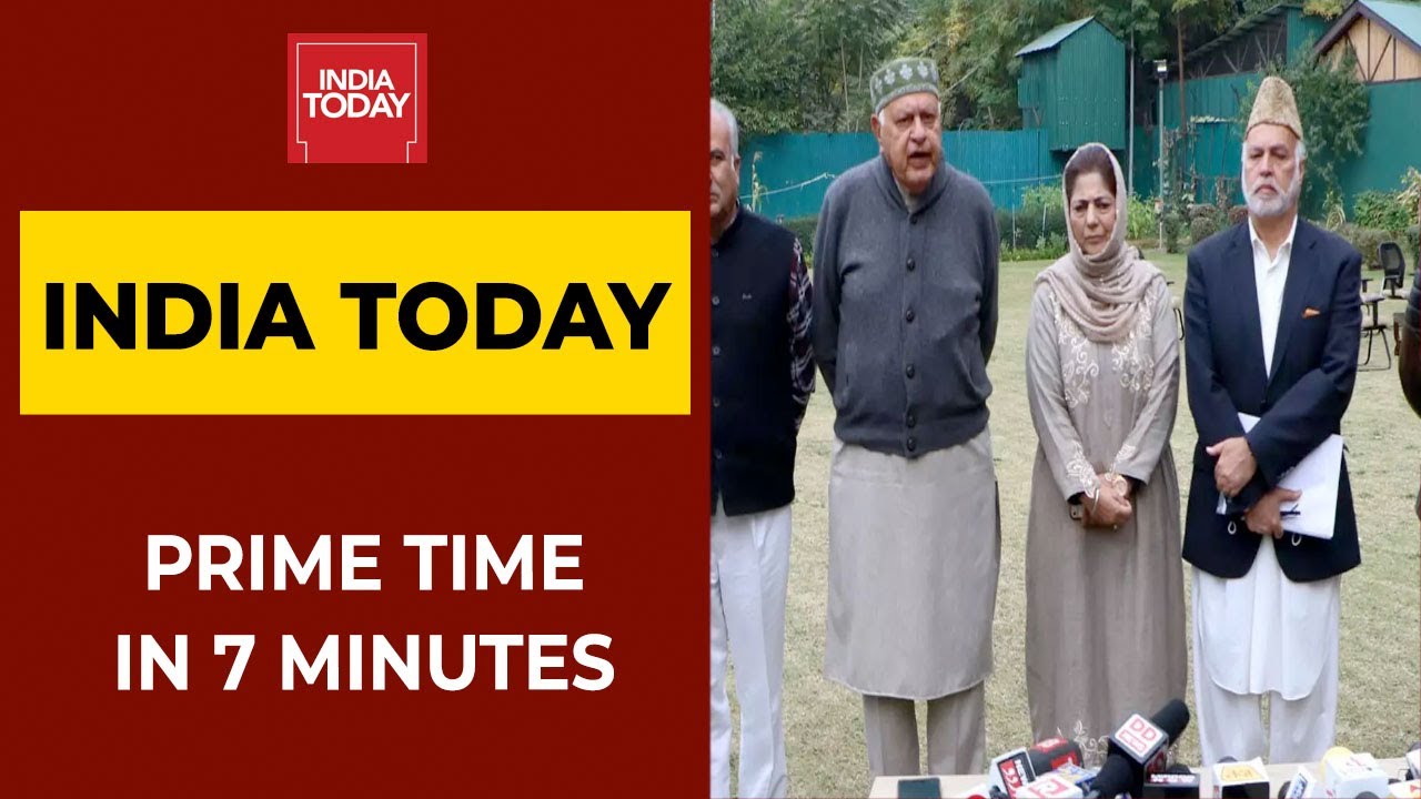 PM Modi-Gupkar Alliance Meet; Omar Abdullah's View On Meeting: India Today Prime Time In 7 Minutes