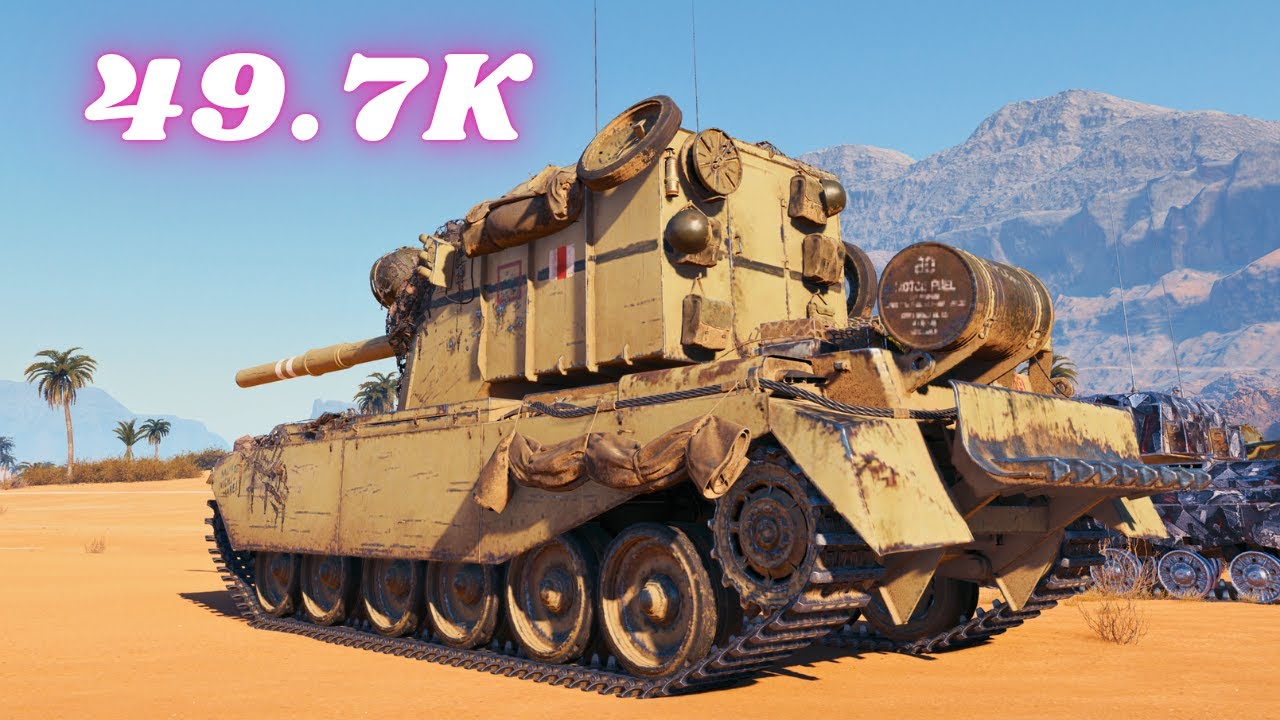 49.7K урона обрушено! FV4005 Stage II - World of Tanks Компиляция Высоких Убийств