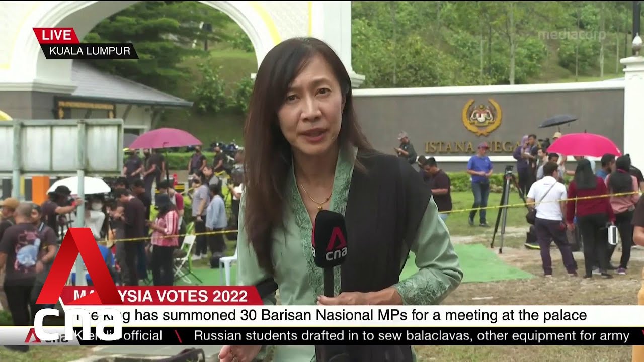 Barisan Nasional leaders arrive at Malaysia palace for expected audience with king
