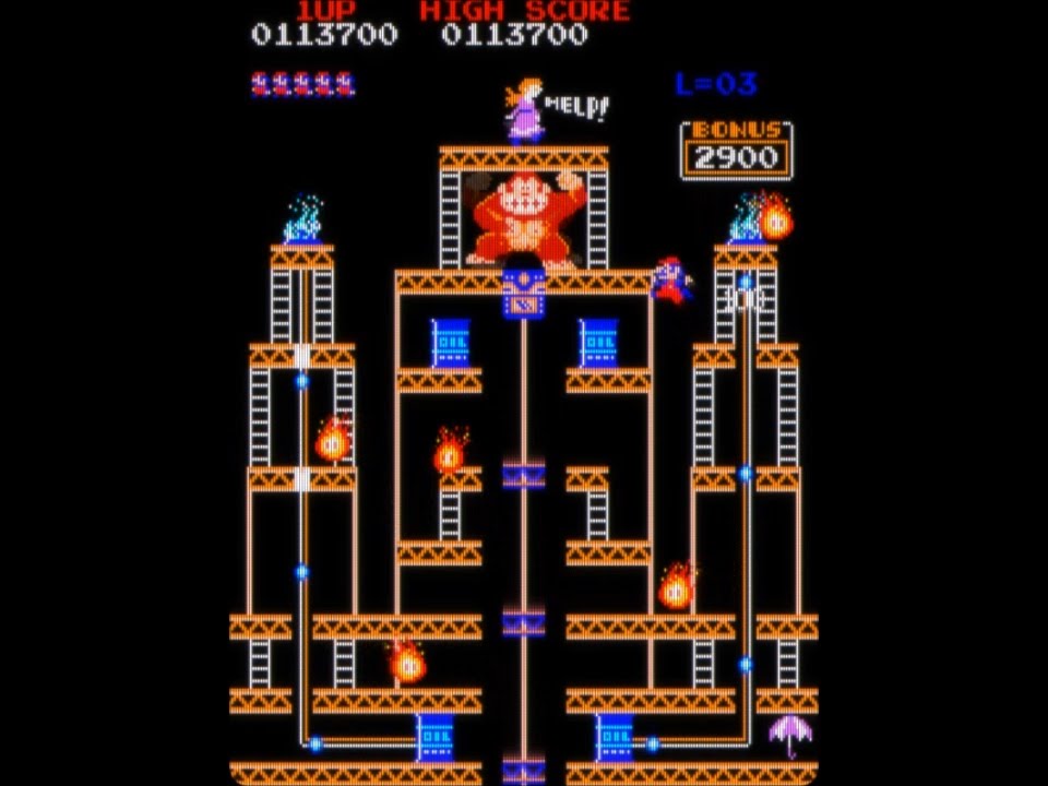 Arcade Donkey Kong II Jumpman Returns