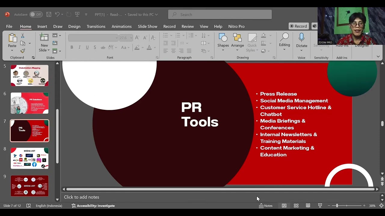 Final Exam of PR Strategies & Tactics