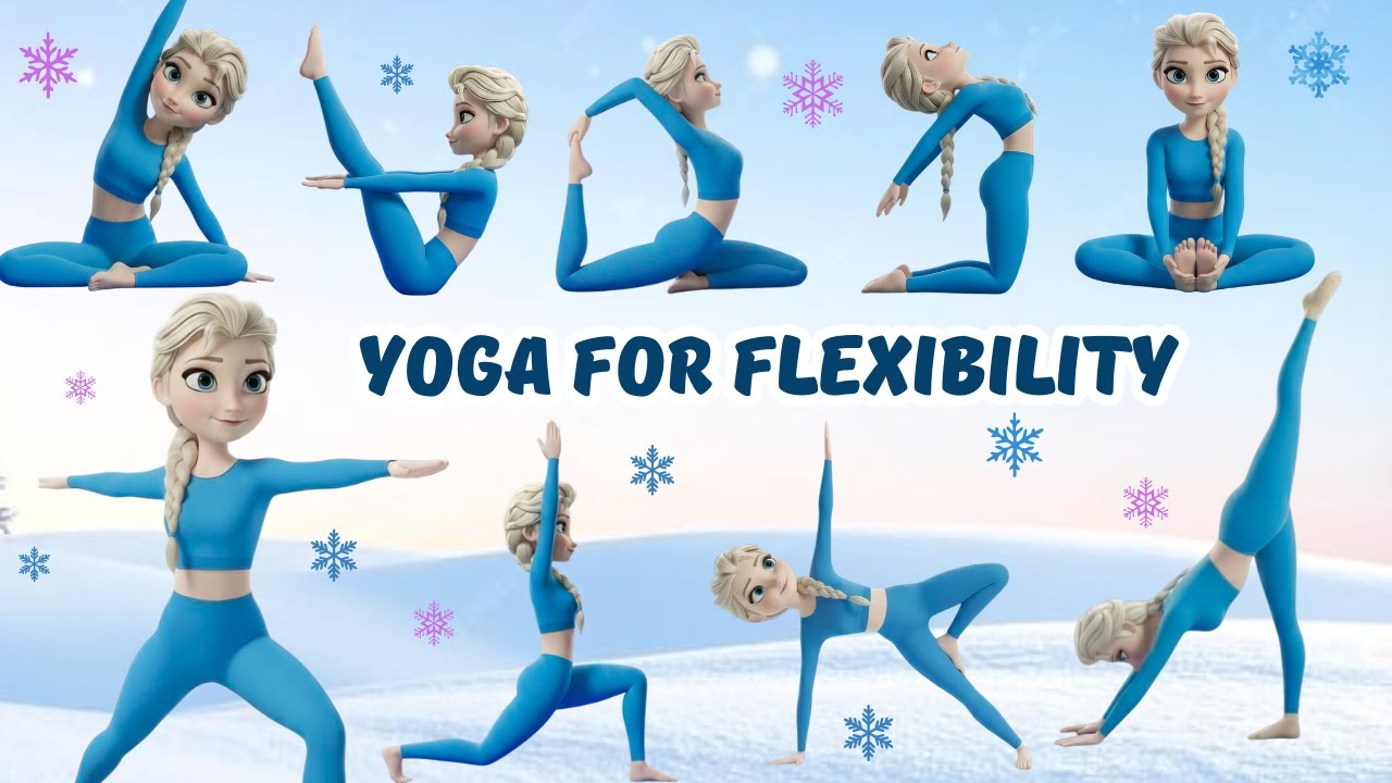 Kids Yoga Morning Workout: Energy for the Whole Day! Home Exercises for Children #frozenyoga #yoga