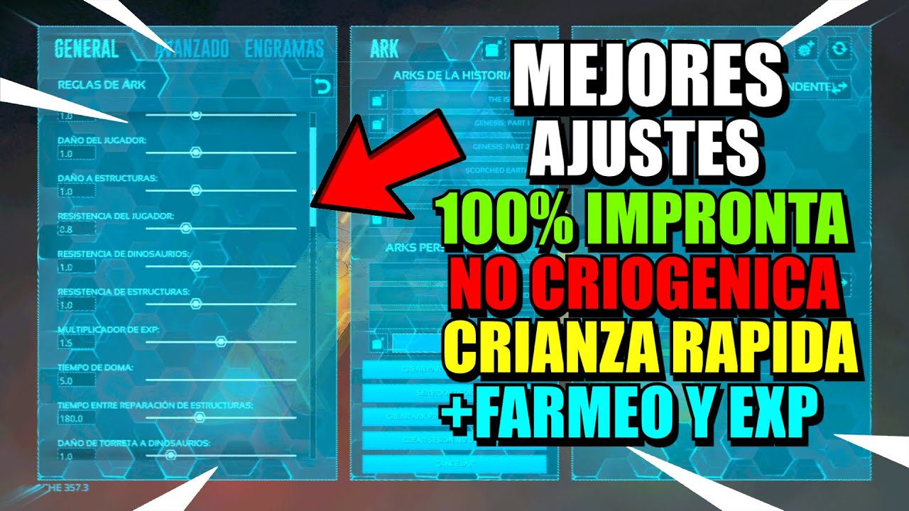 MEJORES AJUSTES PARA ARK *100% de IMPRONTA, NO ENFERMEDAD CRIOGENICA, CRIANZA RAPIDA, FARMEO Y EXP*