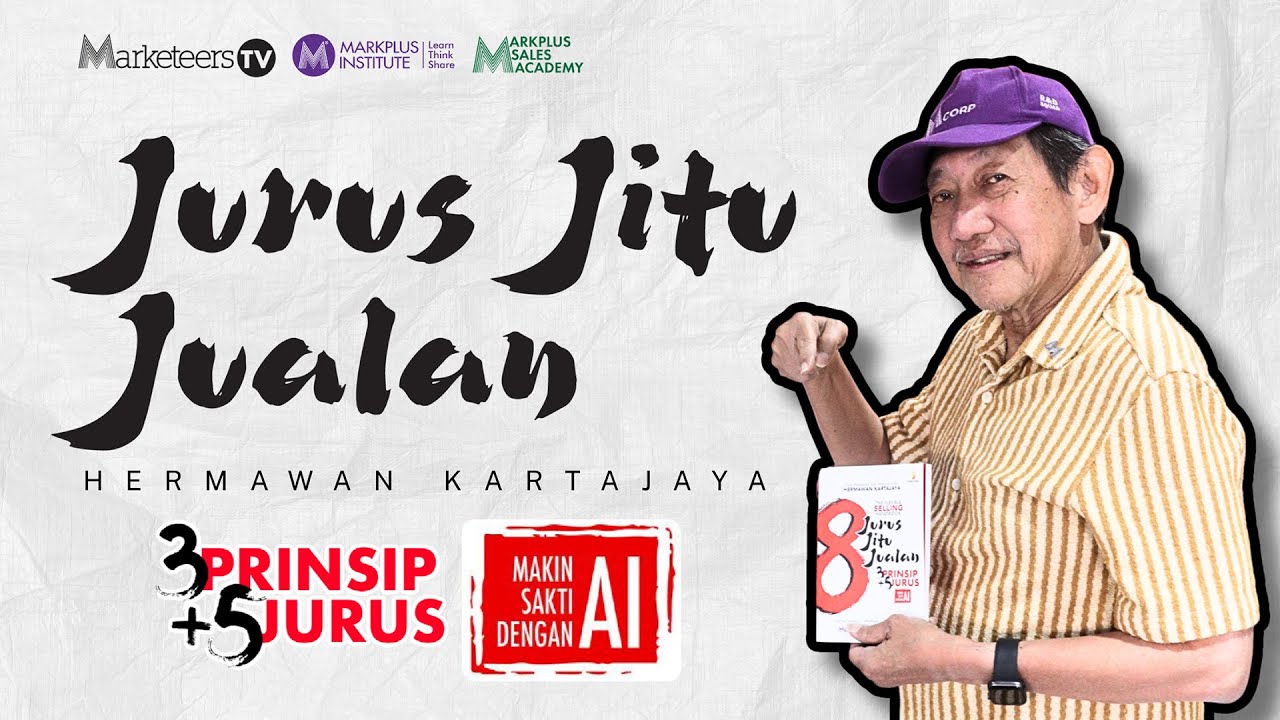 Kata Hermawan Kartajaya: Jurus Jitu Jualan Masa Kini, Makin Sakti denganAI!