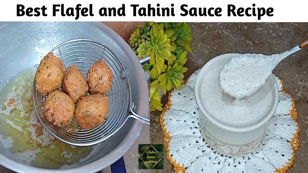 Best Flafel aur Tahini Sauce Recipe. White Sauce Recipe. @asfazhomecooking