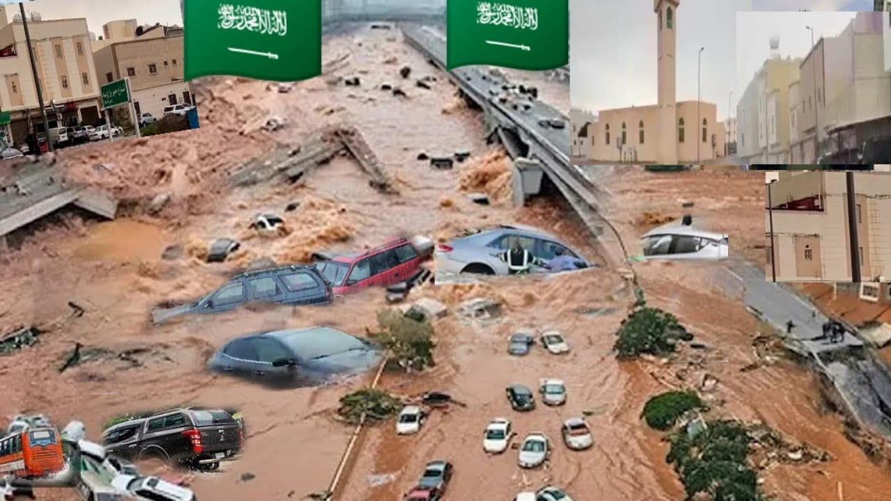 اخلاء جماعي في الطائف السعودية سيول جارفة تداهم المنازل في الوسام الان وتجرف كل شئ مشهد مخيف
