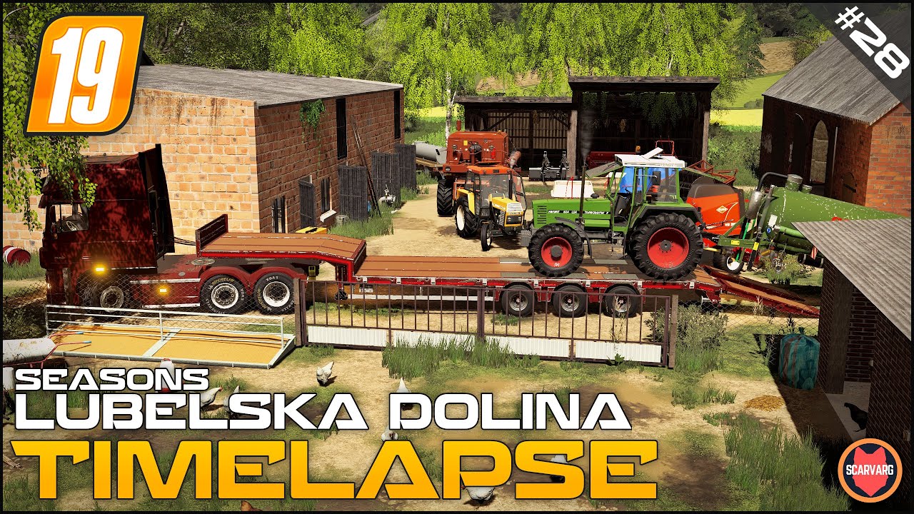 Final Episode, Moving Equipment To A New Farm ⭐ FS19 Lubelska Dolina Seasons Timelapse