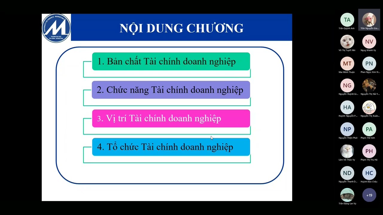 QUẢN TRỊ TÀI CHÍNH DOANH NGHIỆP | Buổi 1