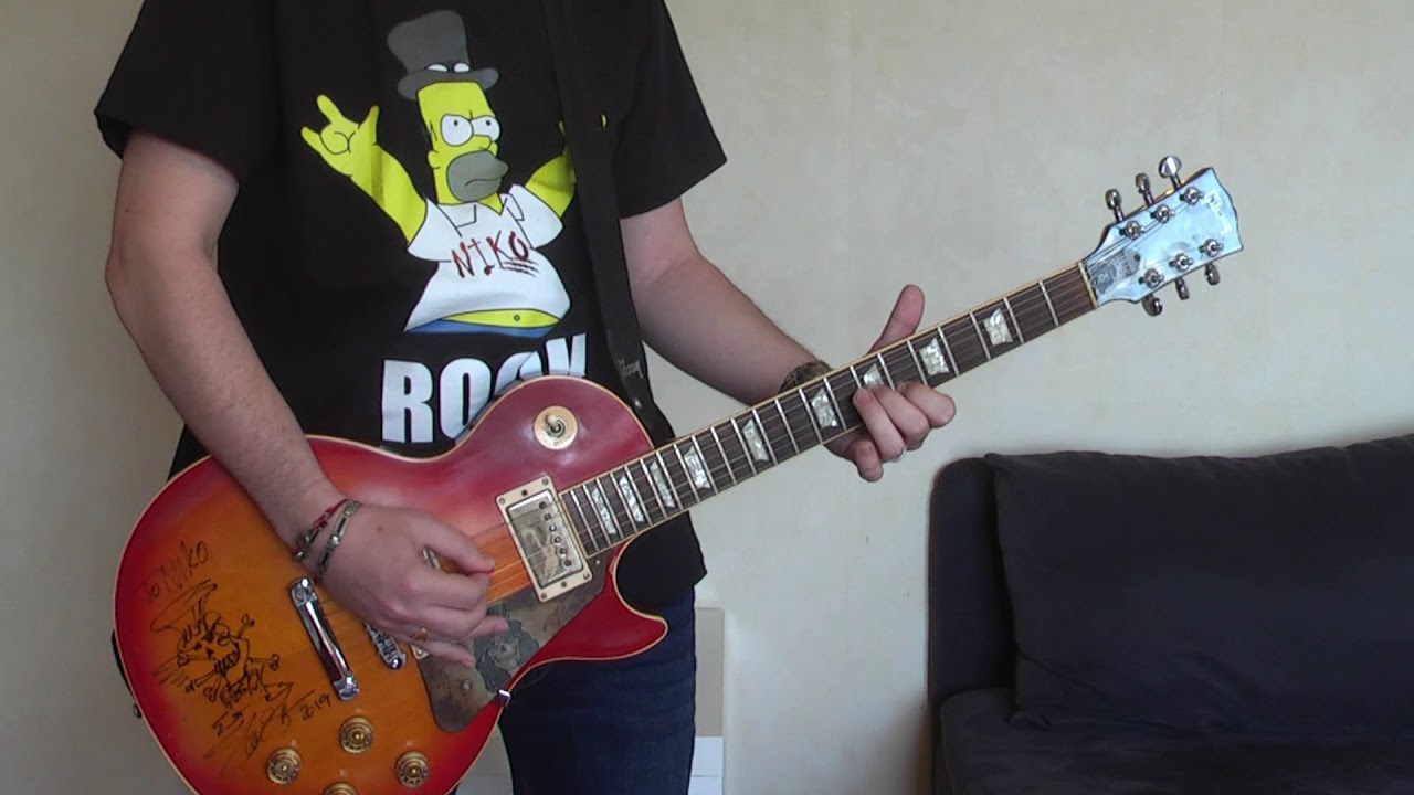 SMKC - The One You Loved Is Gone (guitar cover) with Gibson Les Paul signed by Slash