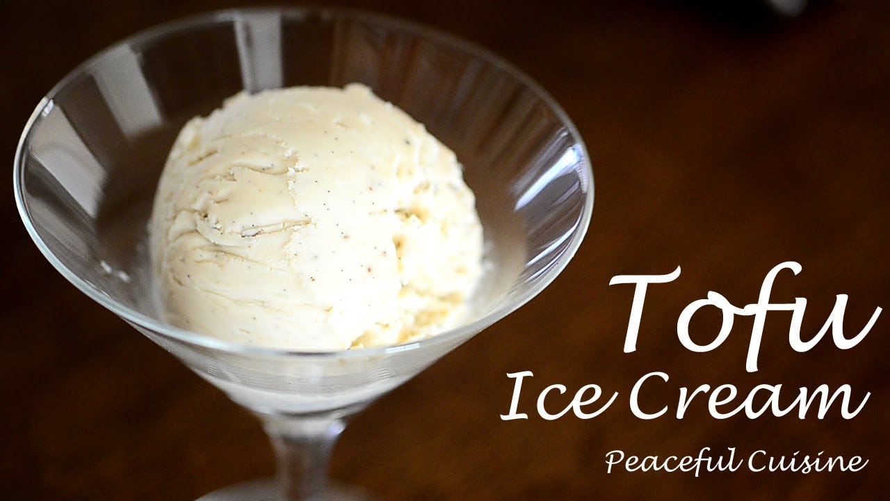 Tofu ice cream (vegan) ☆ 豆腐のアイスクリーム