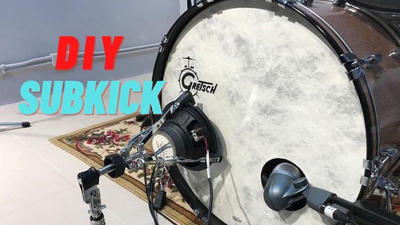Haz que tu bombo suene GIGANTE  🥁 !!! DIY SUBKICK | Tutorial | Minimal Bitz