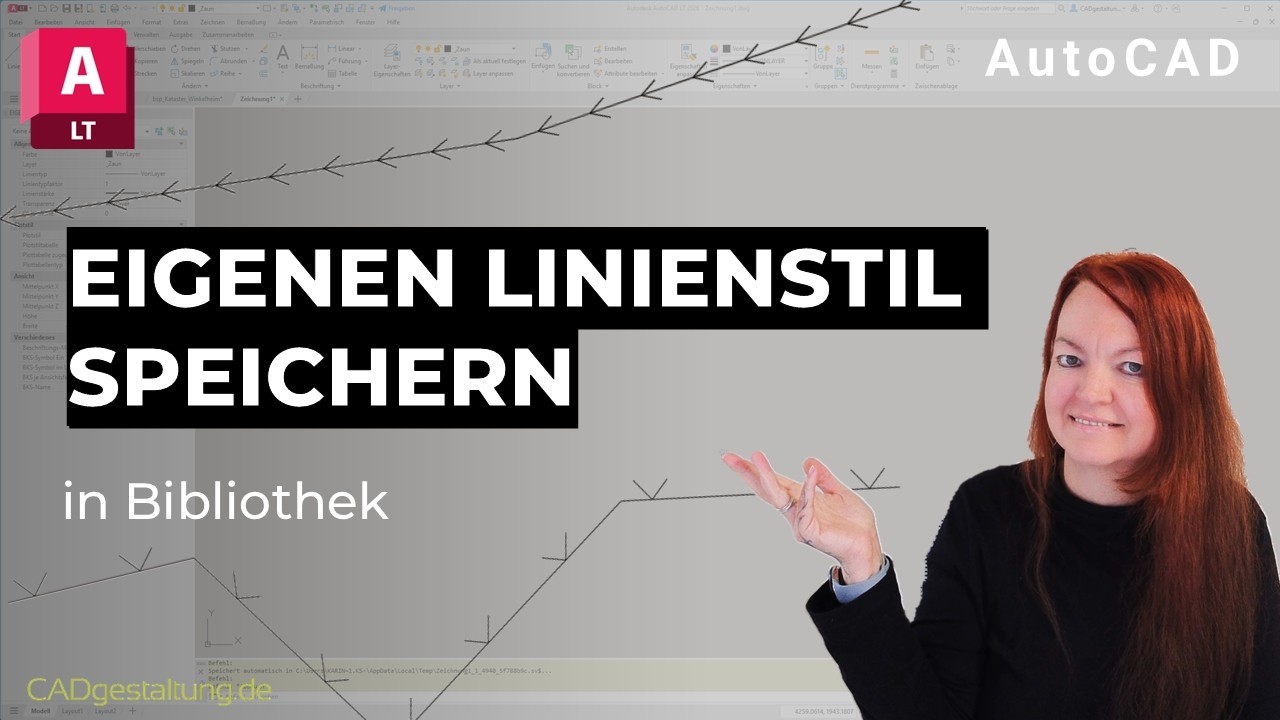 AutoCAD (LT) Tipp: Eigene Linientypen aus Pfadreihen mehrfach verwenden