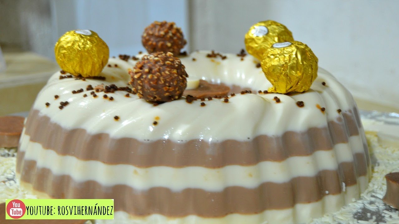 GELATINA DE NUTELLA,3 LECHES Y FERRERO| ROSVI HERNANDEZ