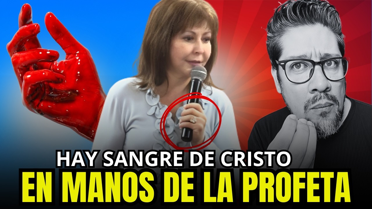 🩸 “¡Es la sangre de Cristo!” — La profeta mostró sus manos manchadas