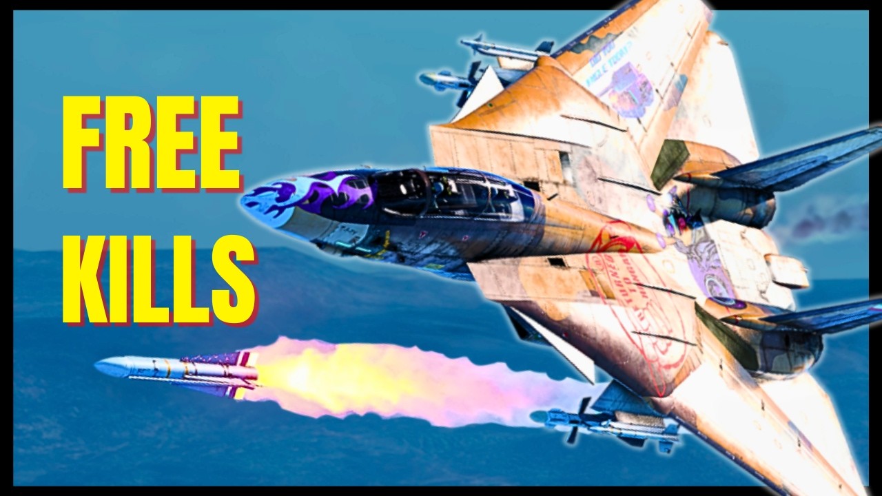 Самый простой в прокачке самолет? Геймплей F-14 IRIAF в War Thunder.