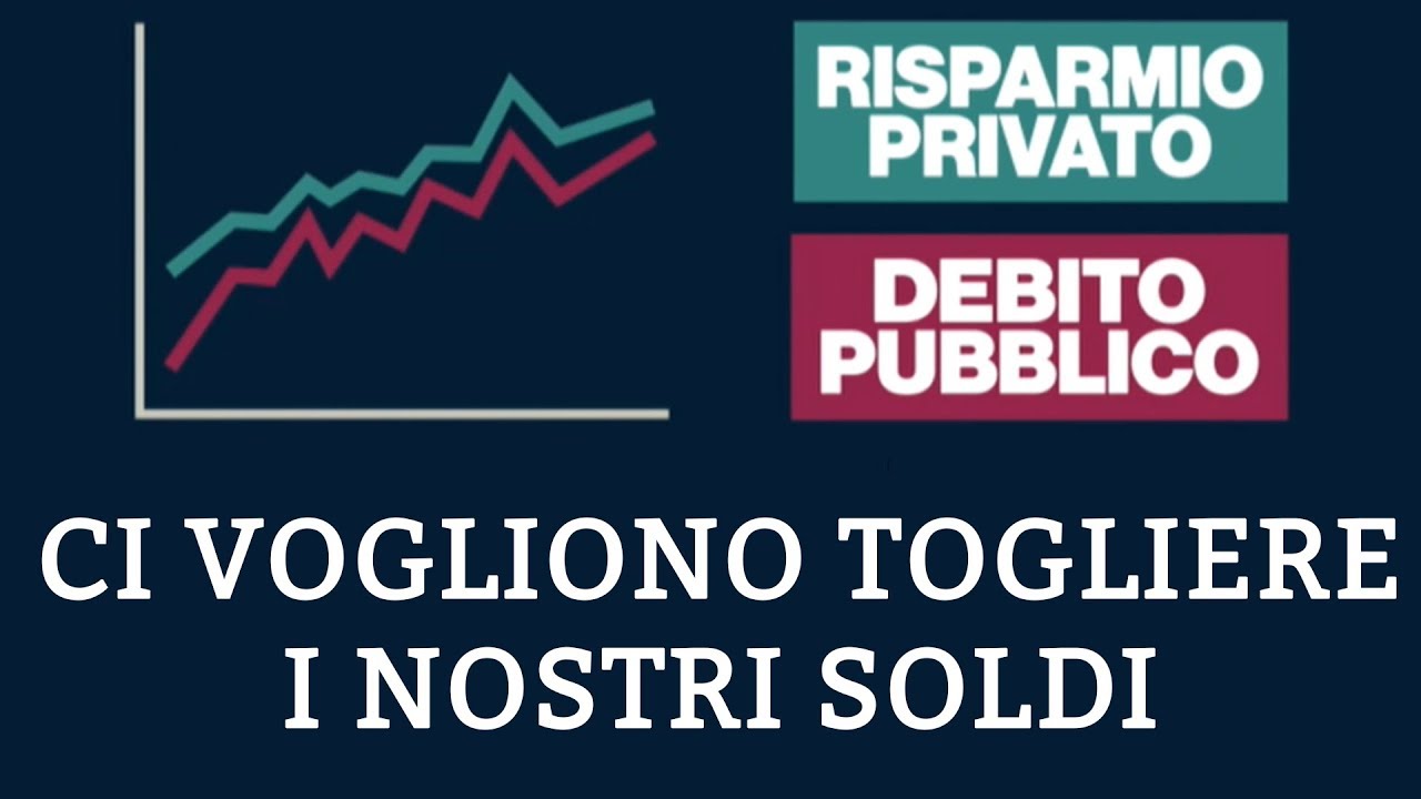 Quello che non vi dicono sul debito pubblico: il risparmio privato ci salver&agrave;