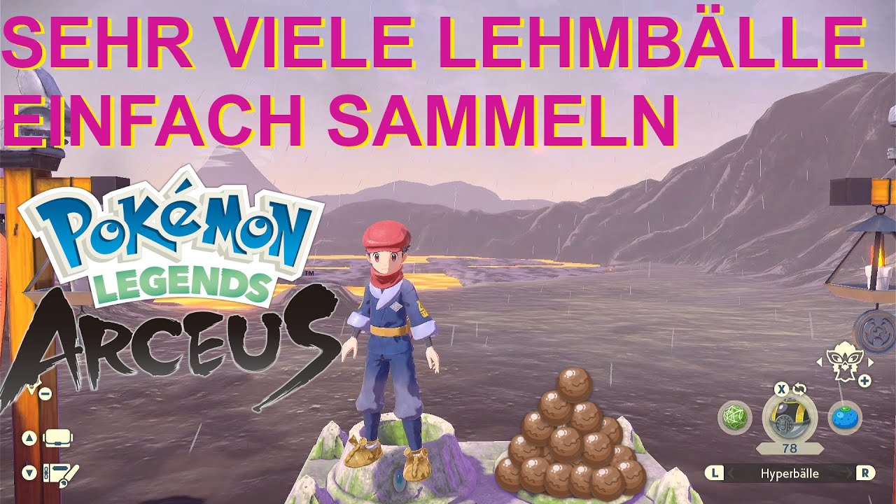 EXTREM VIELE LEHMBÄLLE sammeln | Pokemon-Legenden: Arceus