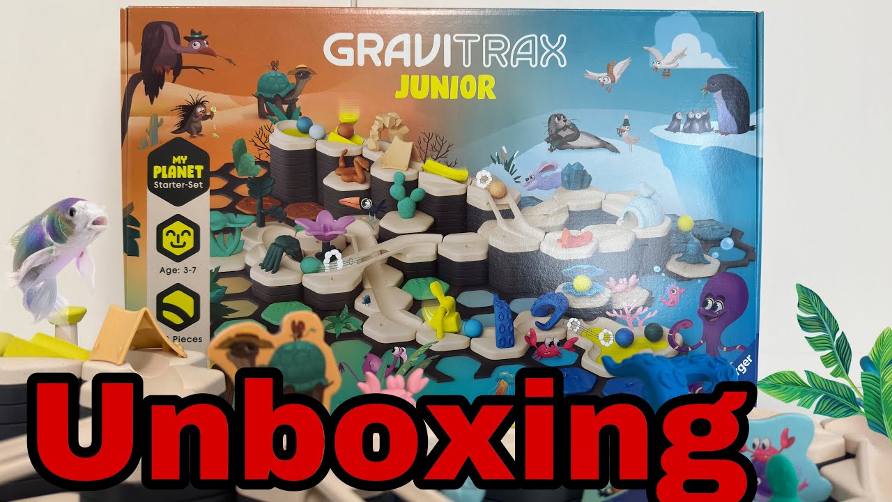 GraviTrax JUNIOR Starter-Set „My Planet“ Unboxing➕Beispielbahn