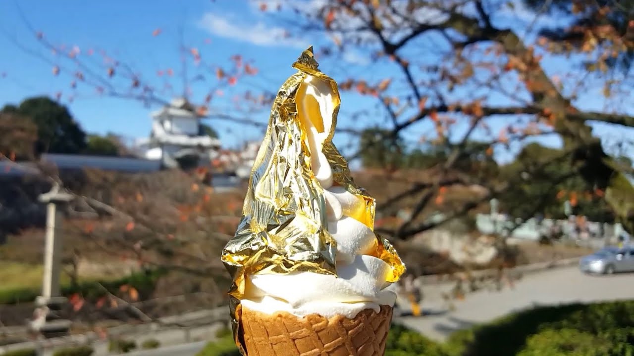 Ishikawa Kanazawa a terra do ouro no Jap&atilde;o - Tsuzumi-mon Gate 鼓門 - 石川 - 金 - gold - japan - travel