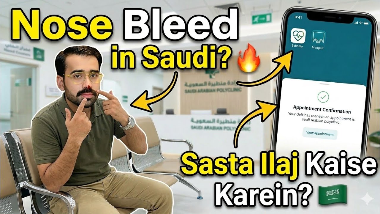 Blood Coming from My Nose | Which Apps Help You Medical condition in Saudi Arabia | Insurance KsA