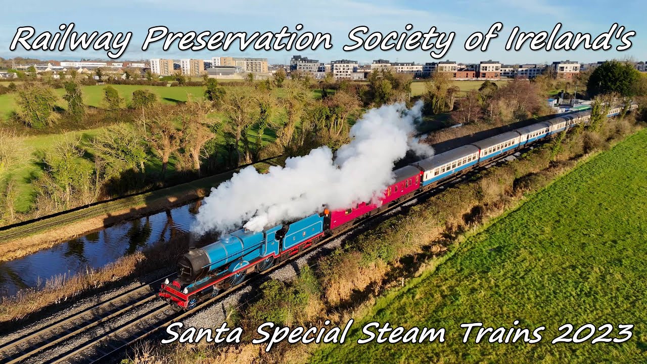 Steam loco's 85 'Merlin' & 131 on the RPSI Sanata Specials 2023