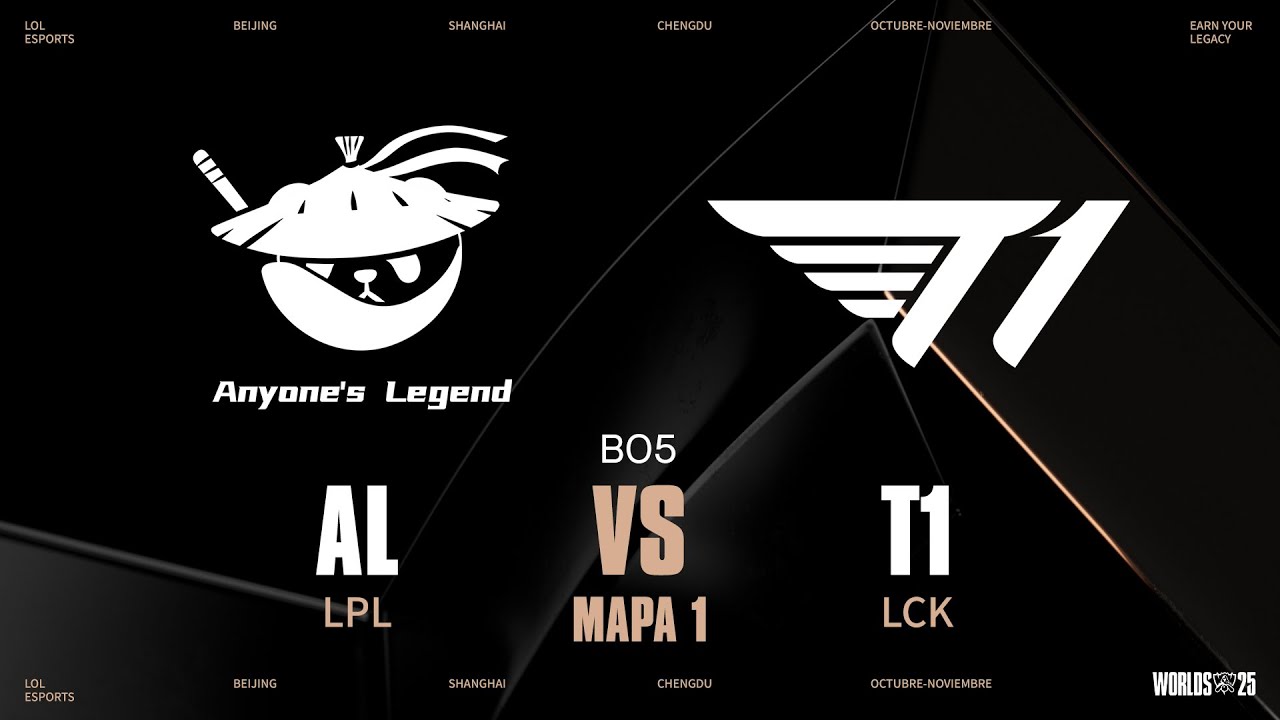 AL VS T1 - GAME 1 - FASE ELIMINATORIA - DÍA 4 - WORLDS - 2025 - LEAGUE OF LEGENDS
