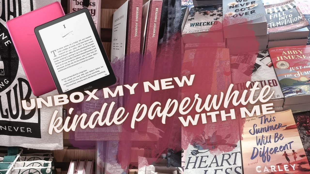 📦📱unbox my new kindle with me 📚