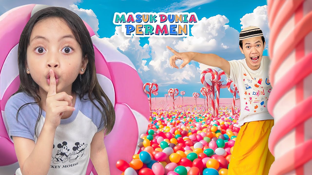 MAIN PETAK UMPET!! LEIKA & TOMPEL TERJEBAK DI DUNIA PERMEN!! 🍭😱