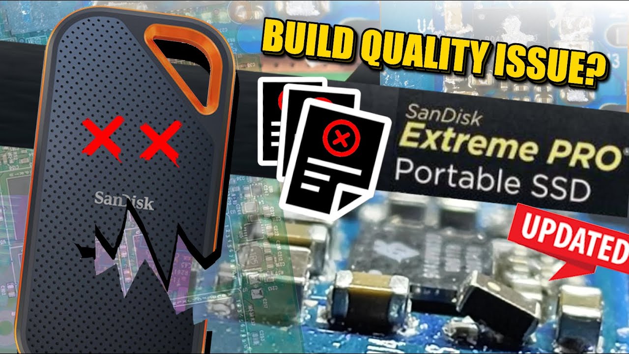 SanDisk Extreme Pro SSD Issue - MANUFACTURER FLAWED HARDWARE?