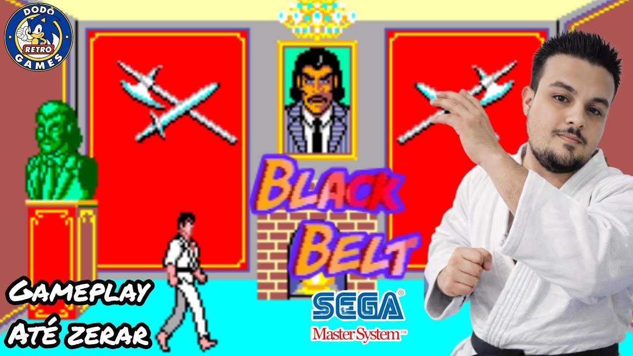 BLACK BELT (MASTER SYSTEM): Gameplay até zerar 🥋👊🏻💥