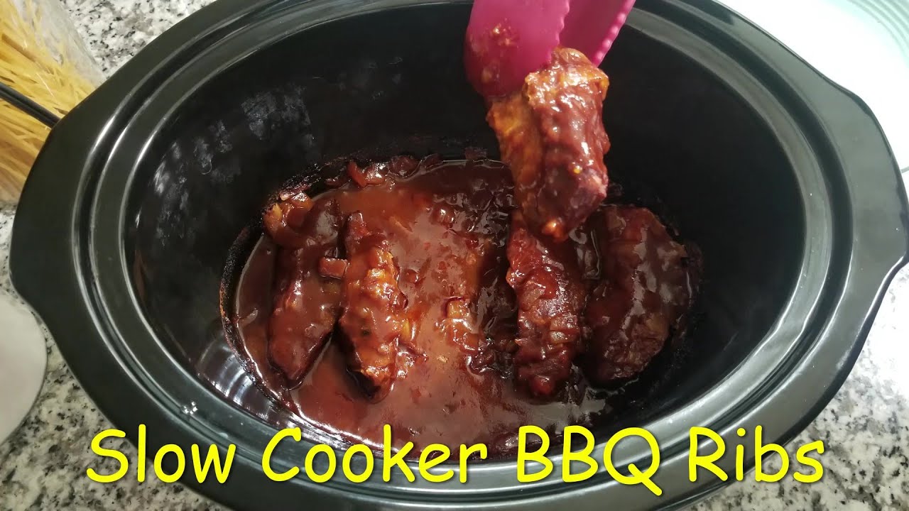 Country Style BBQ Ribs in the Slow Cooker  Crock Pot | Easy Recipe