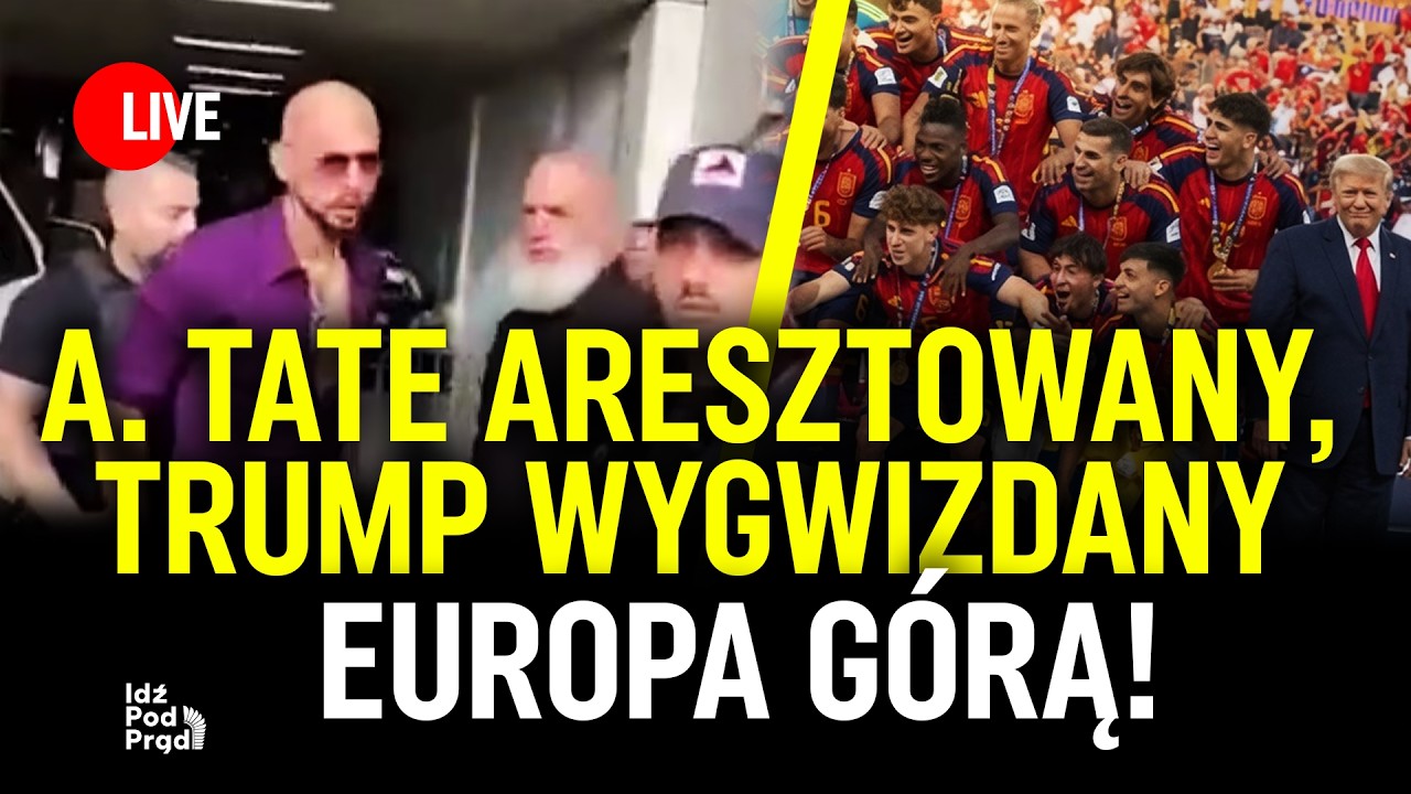 A. Tate aresztowany, Trump wygwizdany! Europa g&oacute;rą! | IPP