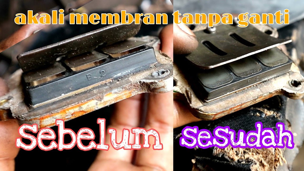 cara mengakali membran klep 2t yg sudah bocor tanpa ganti