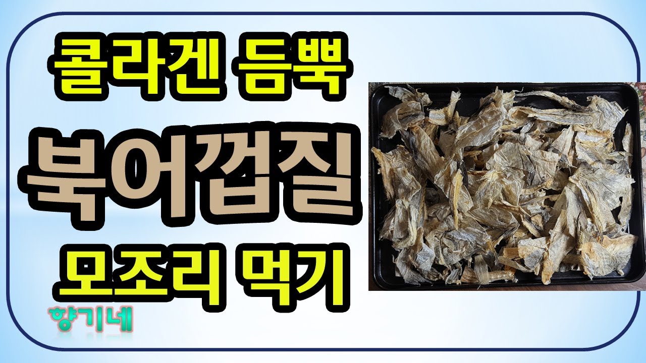 콜라겐 듬뿍 북어껍질, 모조리 먹기   ≪ 버리는 부분 없음 ≫