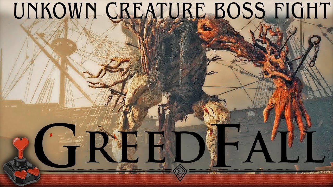 Greedfall Unknown Creature Boss Fight + Cutscenes