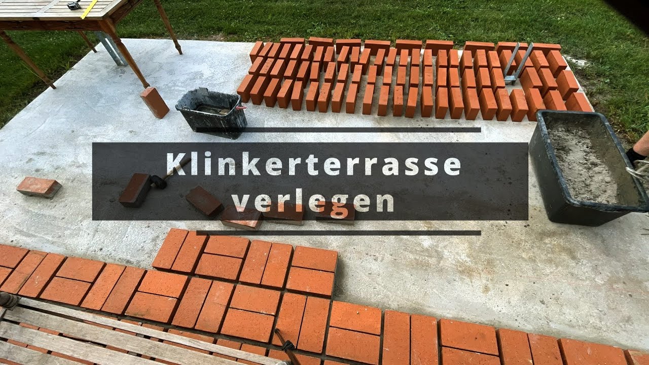 Klinkerterasse verlegen - TimeLapse