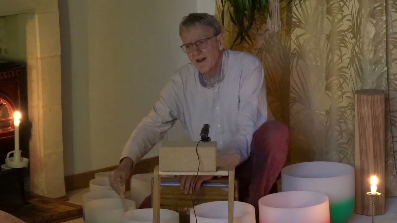 30 Min Bain Sonore Bols De Cristal Chant Shruti Box, Noël, Solstice d'Hiver, Nouvelle Année