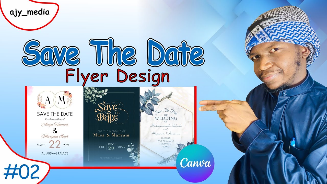 Yadda Zaku Hada Flyer na Save The Date, Canva Tutorial Part 02