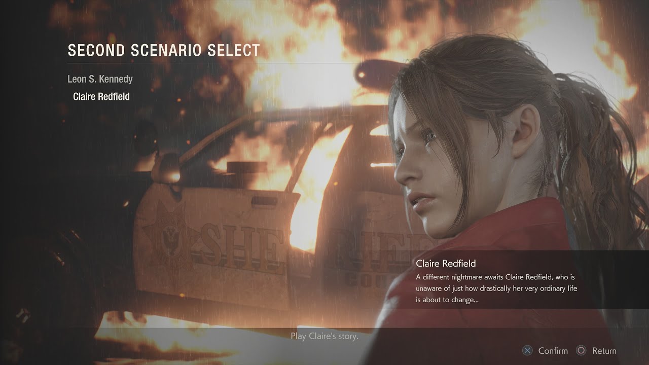 Resident Evil 2 Remake Claire 2nd run walkthrough journey