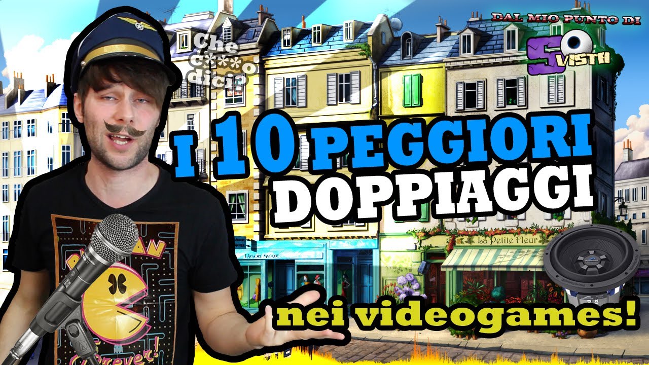 TOP 10 - Peggiori DOPPIAGGI nei VIDEOGIOCHI